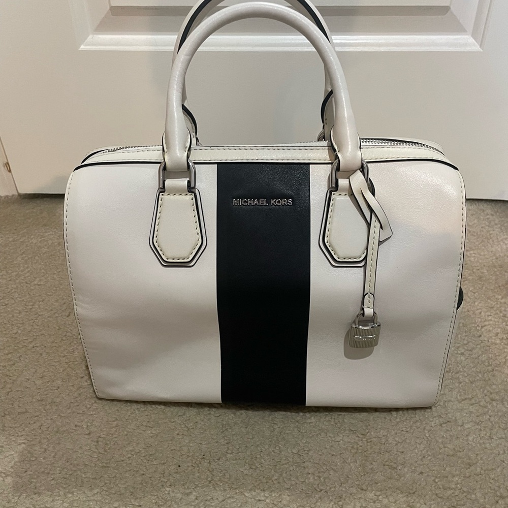 Michael Kors Black and White Purse